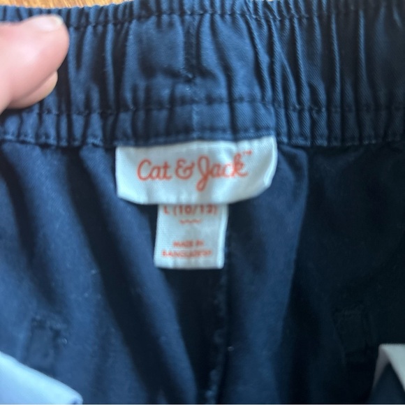 Cat and Jack youth large 10/12 Navy Blue Casual Shorts NEVER WORN adjustable - Picture 3 of 9
